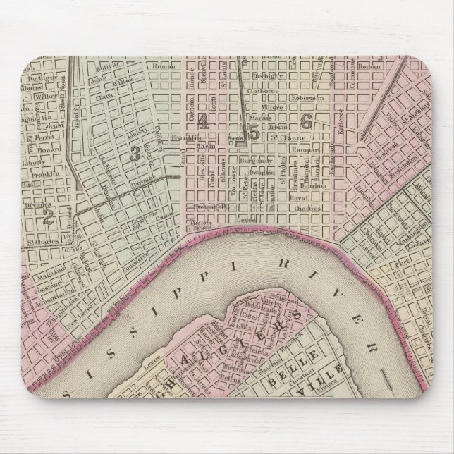 New Orleans 3 Mouse Mat (Front)