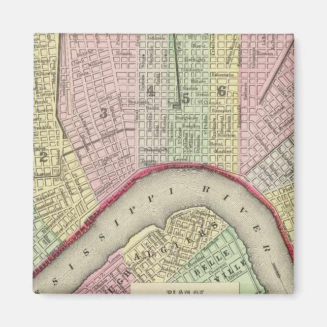 New Orleans 4 Magnet (Front)