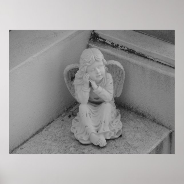 New Orleans Angel Statue Poster (Front)