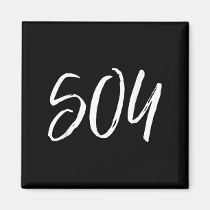 New Orleans Area Code Louisiana Gift Cool Local Qu Magnet