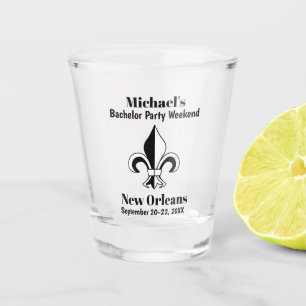 New Orleans Bachelor Party Favour Guys Trip Shot Glass
