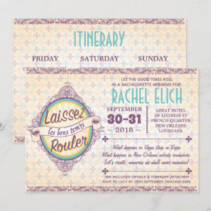 New Orleans Bachelorette Party Invitation