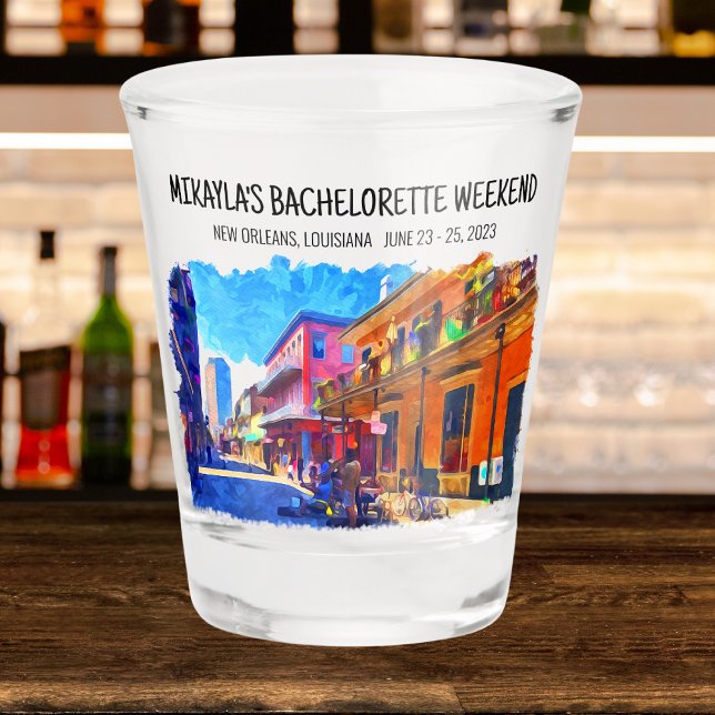 New Orleans Bachelorette Weekend Shot glass (Creator Uploaded)