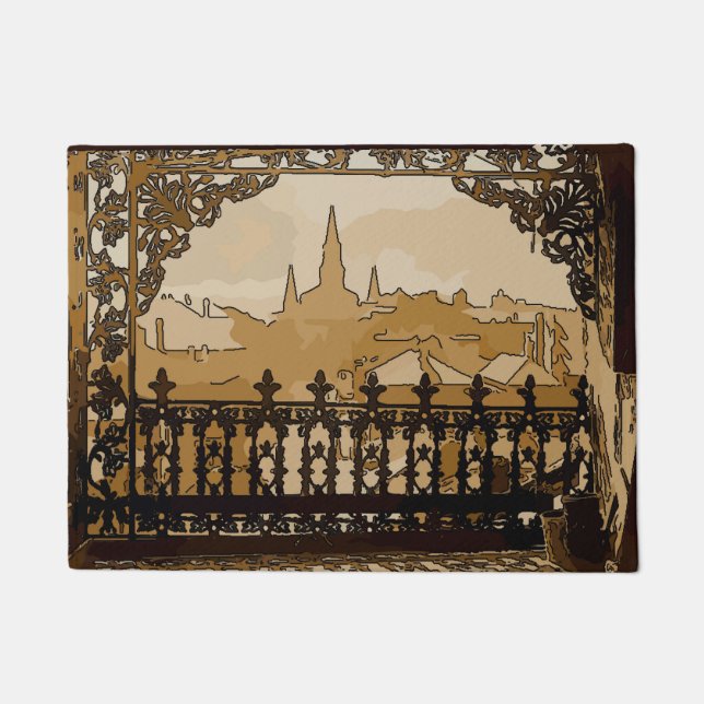 New Orleans Balcony Doormat (Front)