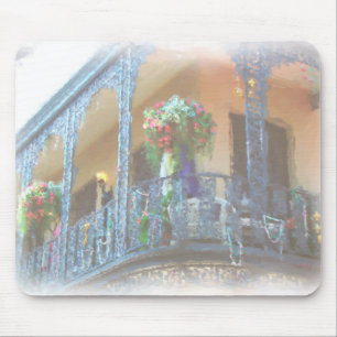New Orleans balcony Mouse Mat