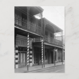 New Orleans Barbershop, 1930s Postcard