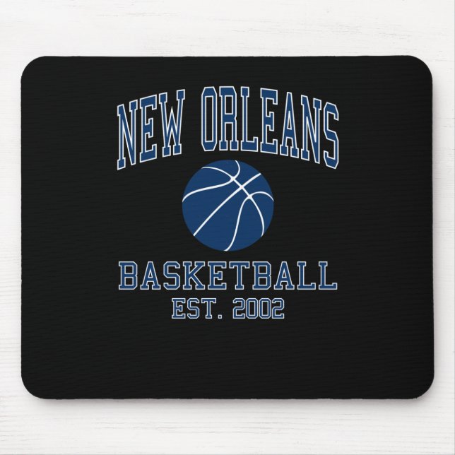 New Orleans Basketball  Mouse Mat (Front)