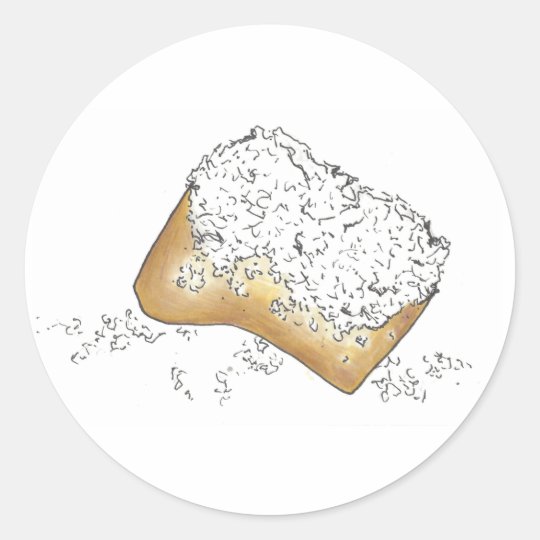 New Orleans Beignet Stickers