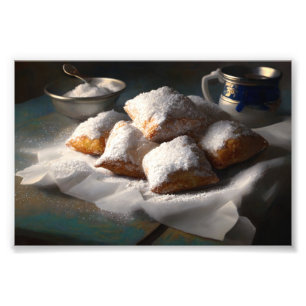 New Orleans Beignets, NOLA Photo Print