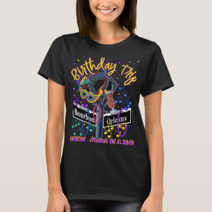 New Orleans Birthday Trip French Quarter Girls Tri T-Shirt