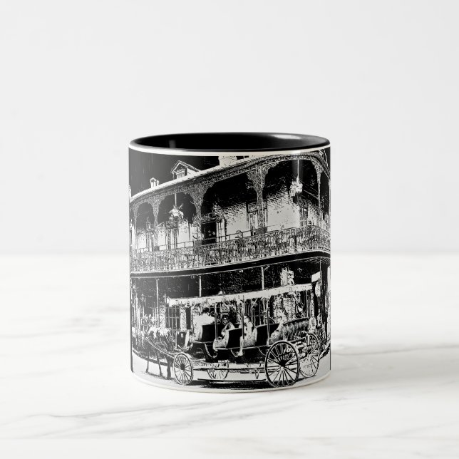 New Orleans Black & White - Coffee Mug (Center)