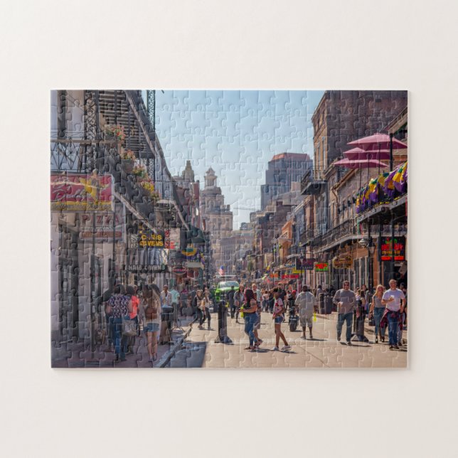 New Orleans Bourbon Street French Quarter  Jigsaw Puzzle (Horizontal)
