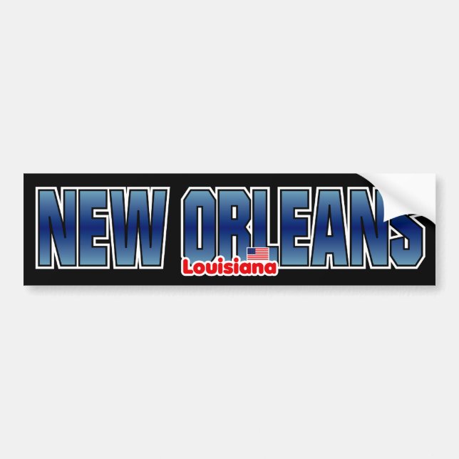 New Orleans Bumper Sticker (Front)