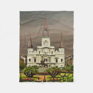 New Orleans Cathedral Stadium Blanket