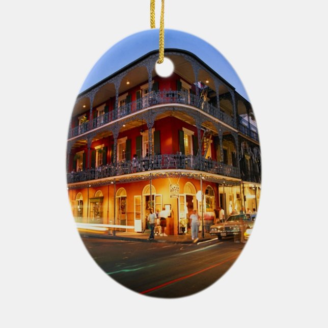 NEW ORLEANS CERAMIC TREE DECORATION (Back)