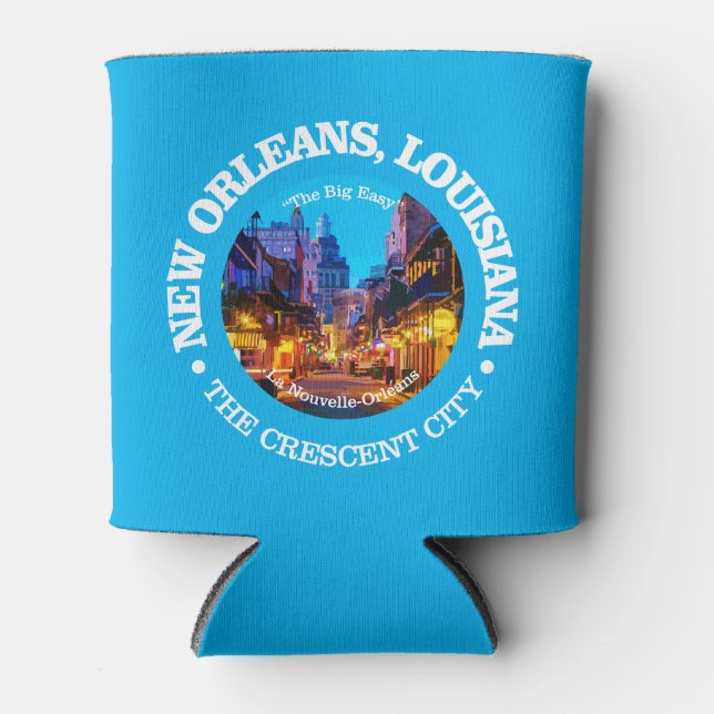 New Orleans (cities) Can Cooler (Front)