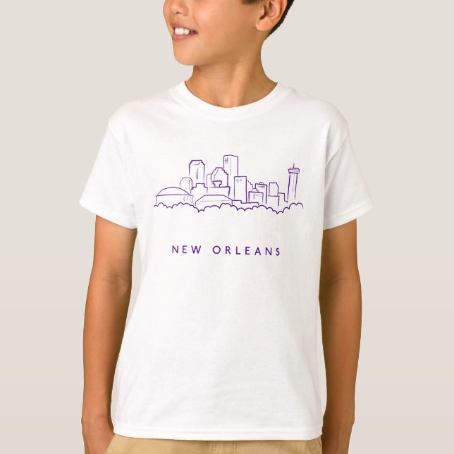 New Orleans City Skyline T-Shirt (Front)