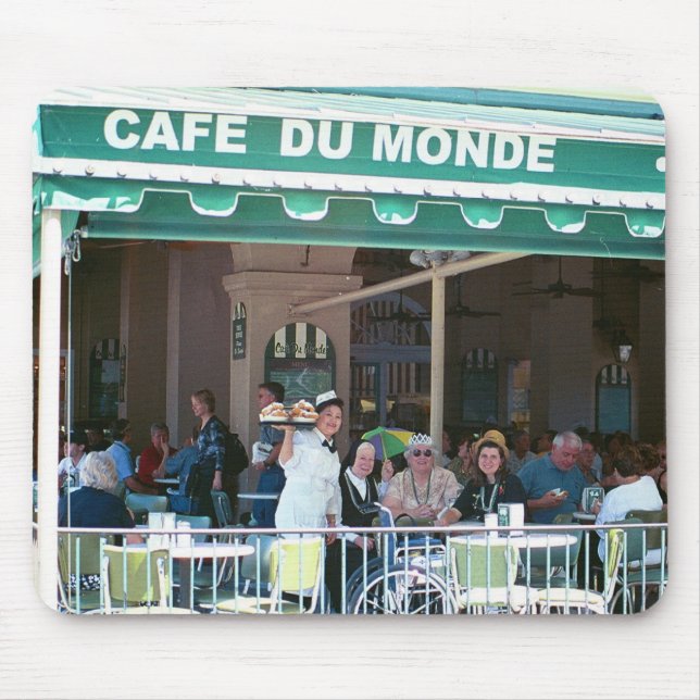 New Orleans Coffee and Beignets Mouse Mat (Front)