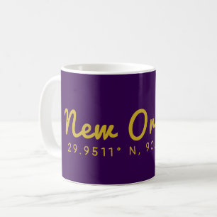 New Orleans Coordinates Coffee Mug