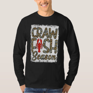 New Orleans Crawfish Season Mardi Gras Leopard T-Shirt