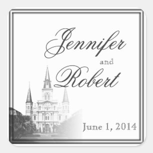 New Orleans Destination Wedding Envelope Seal
