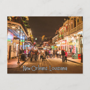New Orleans Downtown Louisiana Postcard