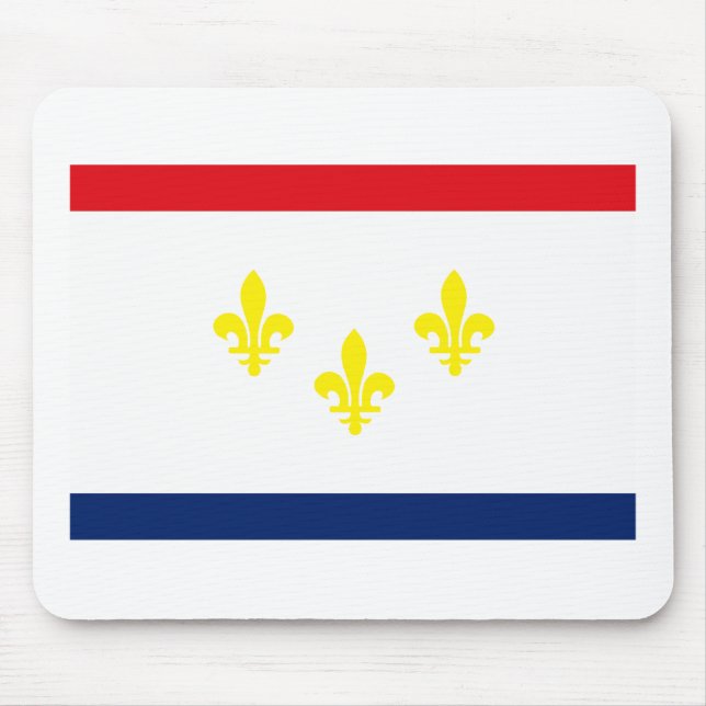 New Orleans Flag Mousepad (Front)