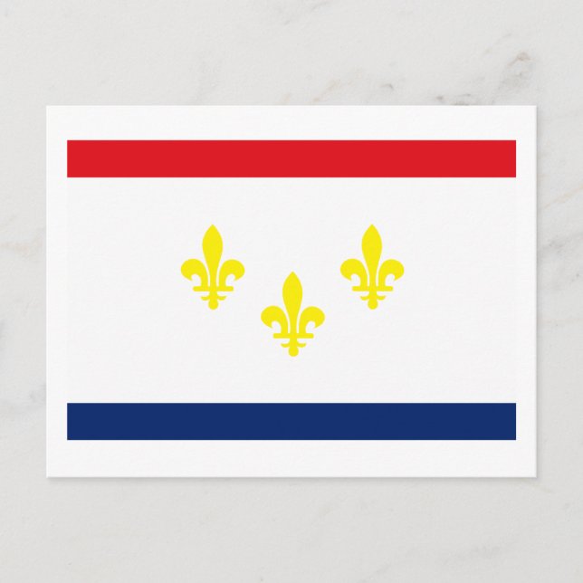New Orleans Flag Postcard (Front)