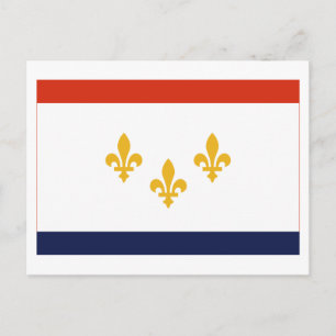 New Orleans Flag Postcard