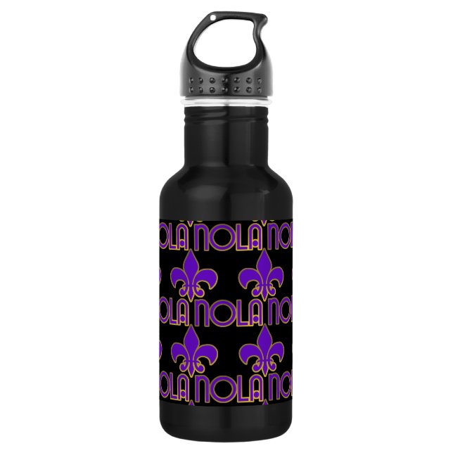 New Orleans Fleur de lis 532 Ml Water Bottle (Front)