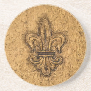 New Orleans French Fleur de Lis Coaster