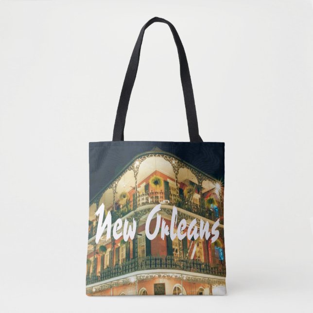 New Orleans French Quarter architecture photo Tote Bag (Front)