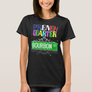 New Orleans French Quarter Bourbon Street Cool Mar T-Shirt