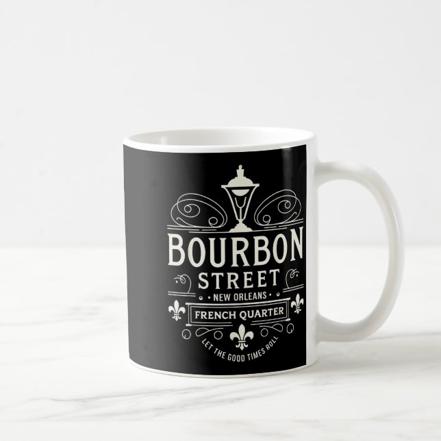 New Orleans French Quarter Bourbon Street Louisian Coffee Mug (Right)