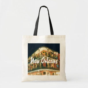 New Orleans French Quarter building photo Tote Bag
