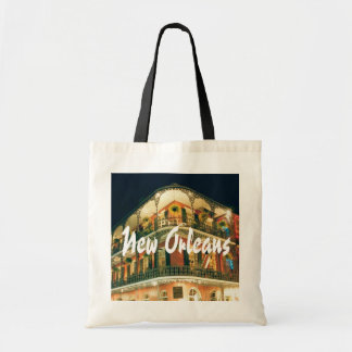 New Orleans French Quarter building photo Tote Bag