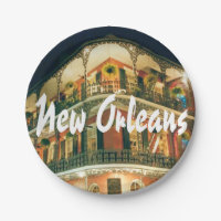 New Orleans French Quarter Building with Name