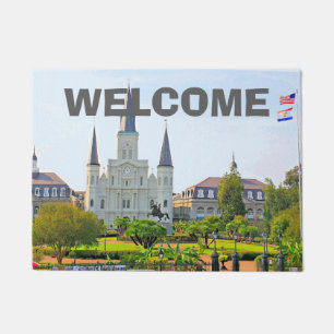 New Orleans French Quarter Doormat