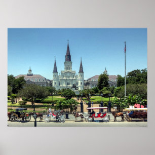 New Orleans French Quarter Jackson Square Print