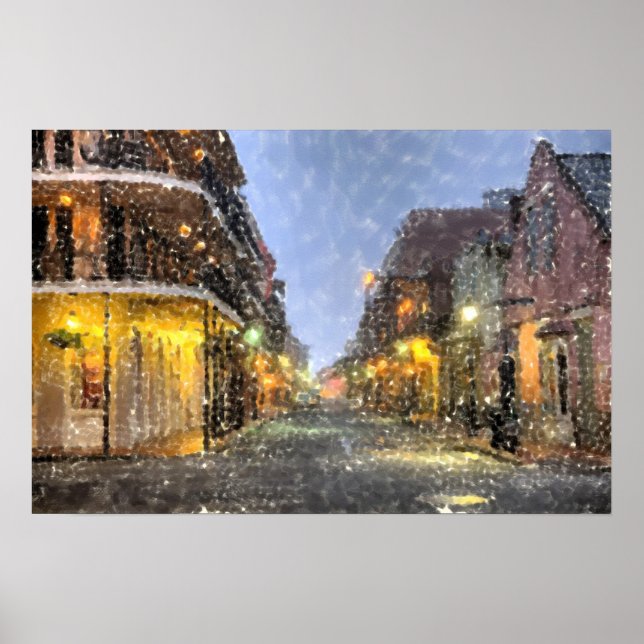New Orleans French Quarter Jackson Square Print (Front)