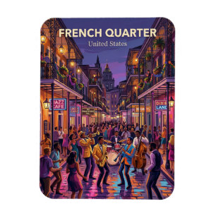 New Orleans French Quarter Louisiana Magnet