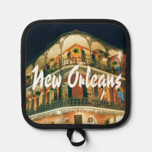 New Orleans French Quarter Photo Pot Holder