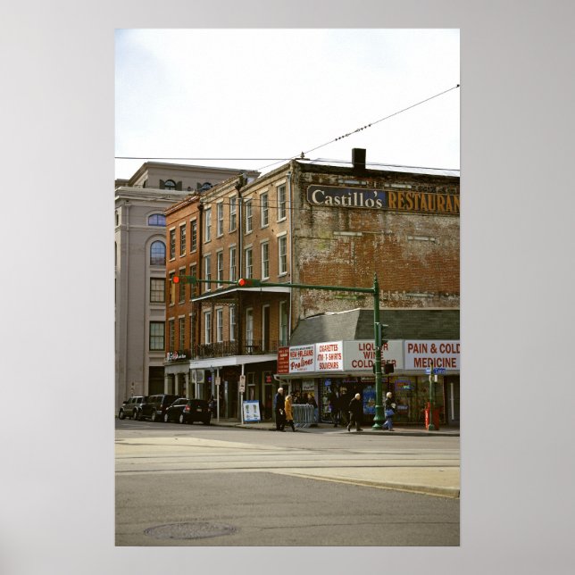 New Orleans, French Quarter, Street View Poster (Front)