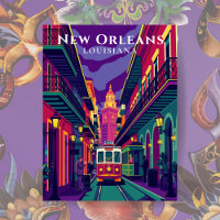 New Orleans French Quarter Vintage Travel