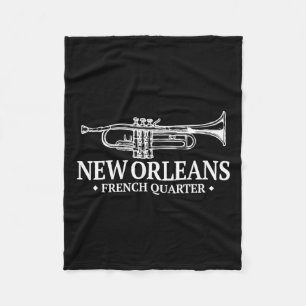 New Orleans Gifts And Tees Uni Mardi Gras  Fleece Blanket
