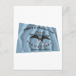New Orleans Greys Flag Postcard