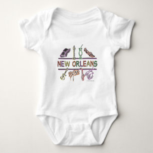 New-Orleans-ICONS- copy Baby Bodysuit