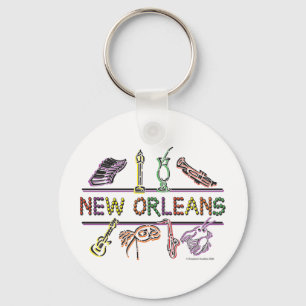 New-Orleans-ICONS- copy Key Ring
