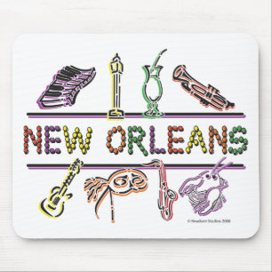 New-Orleans-ICONS- copy Mouse Mat