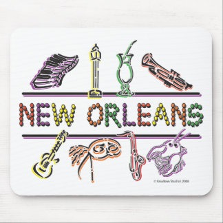New-Orleans-ICONS- copy Mouse Mat